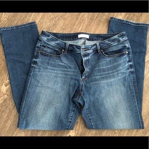 Loft curvy straight jeans size 12